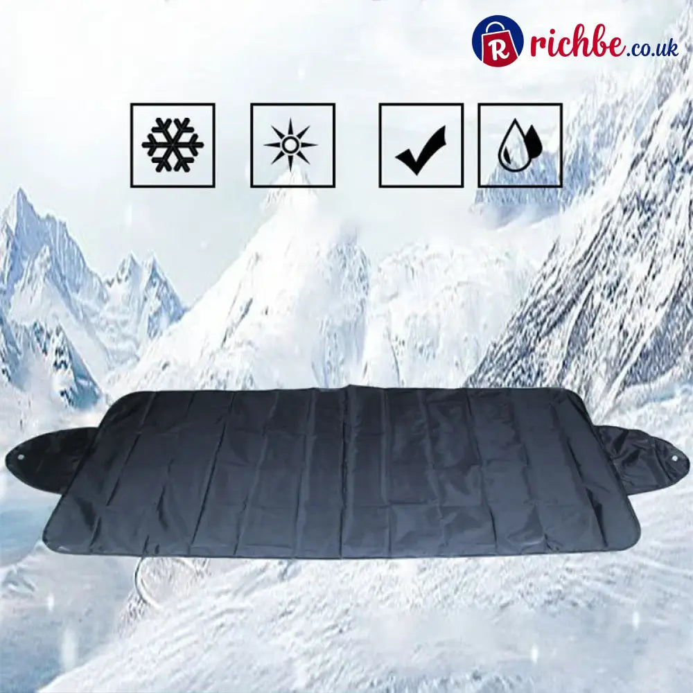 🥳2026 HOT SALE🥳💞50K+ SOLD! 🚗🌀 50% OFF! Car Windshield Cover with Suction Cups – blocks 99% UV prevents frost & snow.