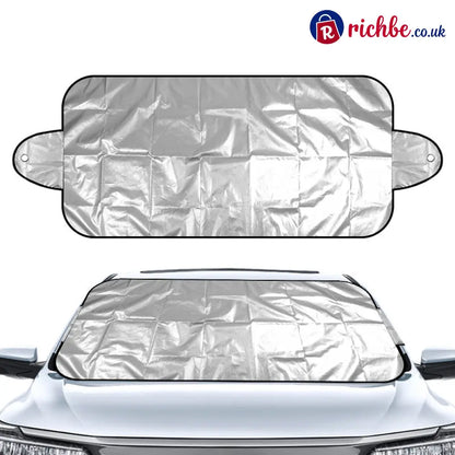 🥳2026 HOT SALE🥳💞50K+ SOLD! 🚗🌀 50% OFF! Car Windshield Cover with Suction Cups – blocks 99% UV prevents frost & snow.