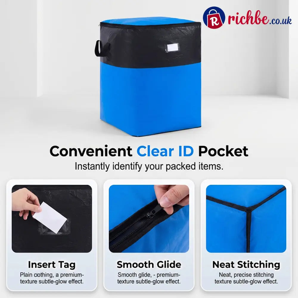 🥳2026 HOT SALE🥳💞50K+ SOLD!📦🔥 50% OFF! Collapsible Storage & Moving Bag – Heavy‑duty PE water‑resistant. Extra‑large
