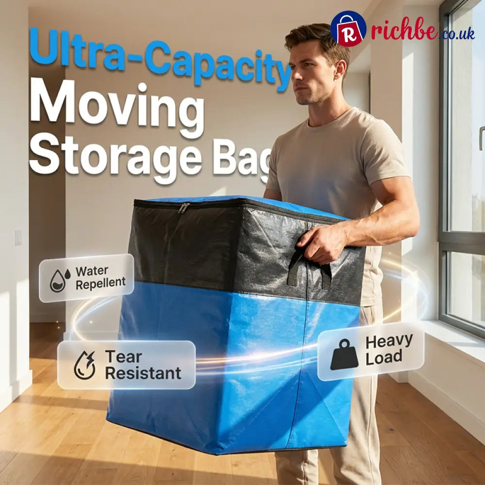 🥳2026 HOT SALE🥳💞50K+ SOLD!📦🔥 50% OFF! Collapsible Storage & Moving Bag – Heavy‑duty PE water‑resistant. Extra‑large