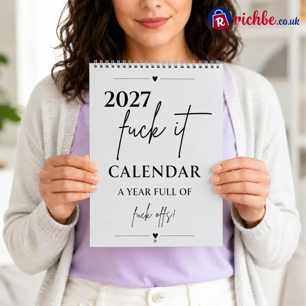 🥳2026 HOT SALE🥳💞50K+ SOLD!-Fuck It Calendar 2027 Funny Sweary Wall Calendar