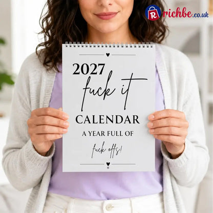 🥳2026 HOT SALE🥳💞50K+ SOLD!-Fuck It Calendar 2027 Funny Sweary Wall Calendar