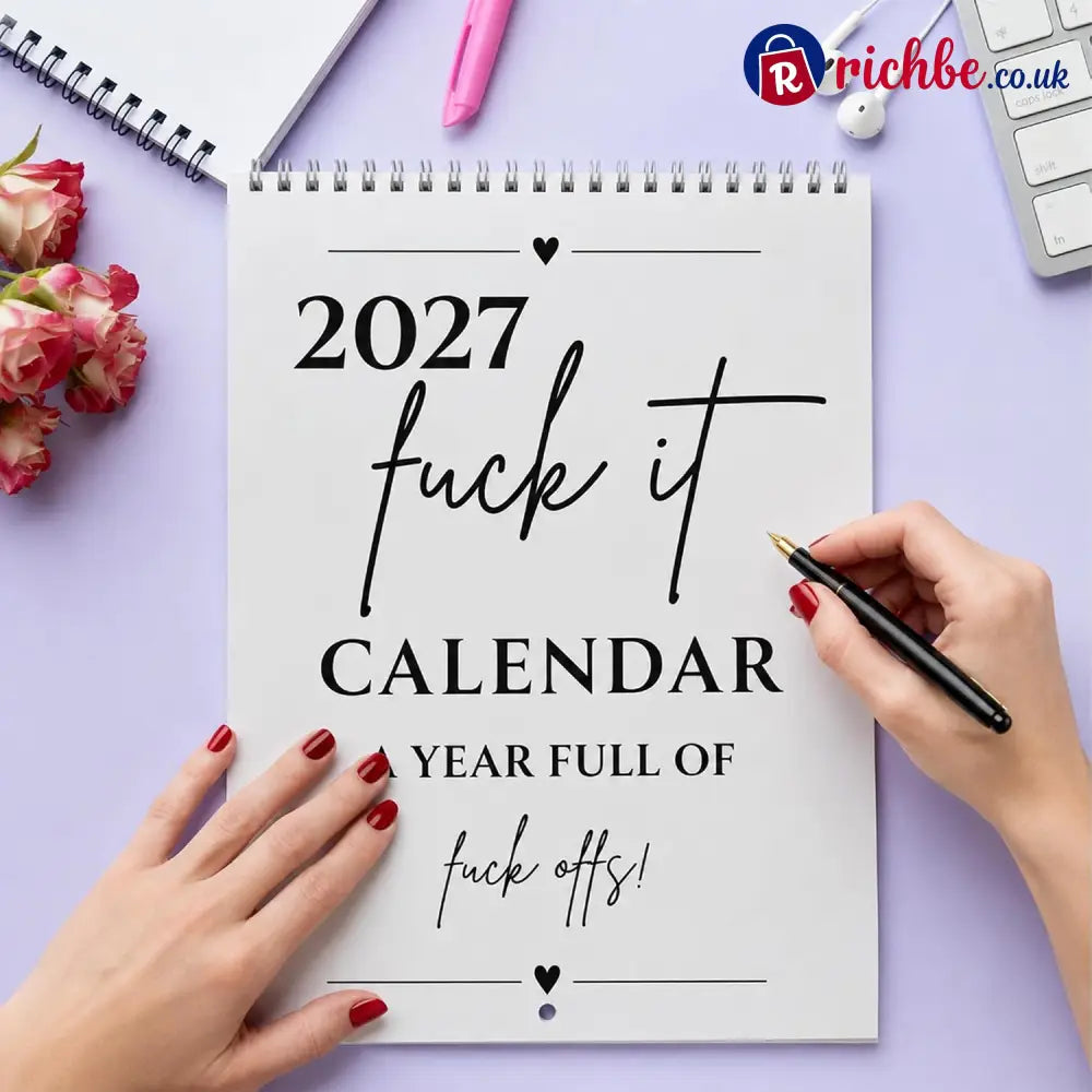 🥳2026 HOT SALE🥳💞50K+ SOLD!-Fuck It Calendar 2027 Funny Sweary Wall Calendar