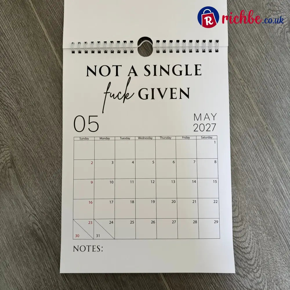 🥳2026 HOT SALE🥳💞50K+ SOLD!-Fuck It Calendar 2027 Funny Sweary Wall Calendar