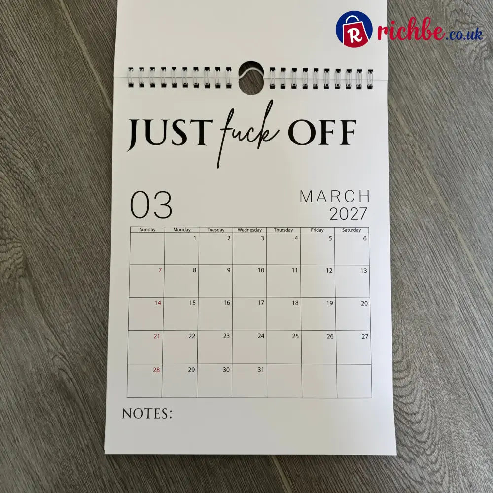 🥳2026 HOT SALE🥳💞50K+ SOLD!-Fuck It Calendar 2027 Funny Sweary Wall Calendar