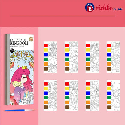 🥳2026 HOT SALE🥳💞50K+ SOLD! 🎨🖌️ Pocket Watercolor Book – built-in pigments just add water! No messy tubes no bulky sets.