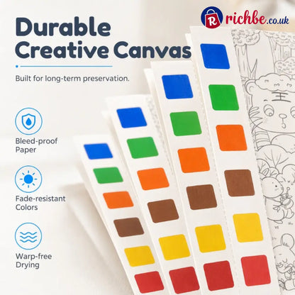 🥳2026 HOT SALE🥳💞50K+ SOLD! 🎨🖌️ Pocket Watercolor Book – built-in pigments just add water! No messy tubes no bulky sets.