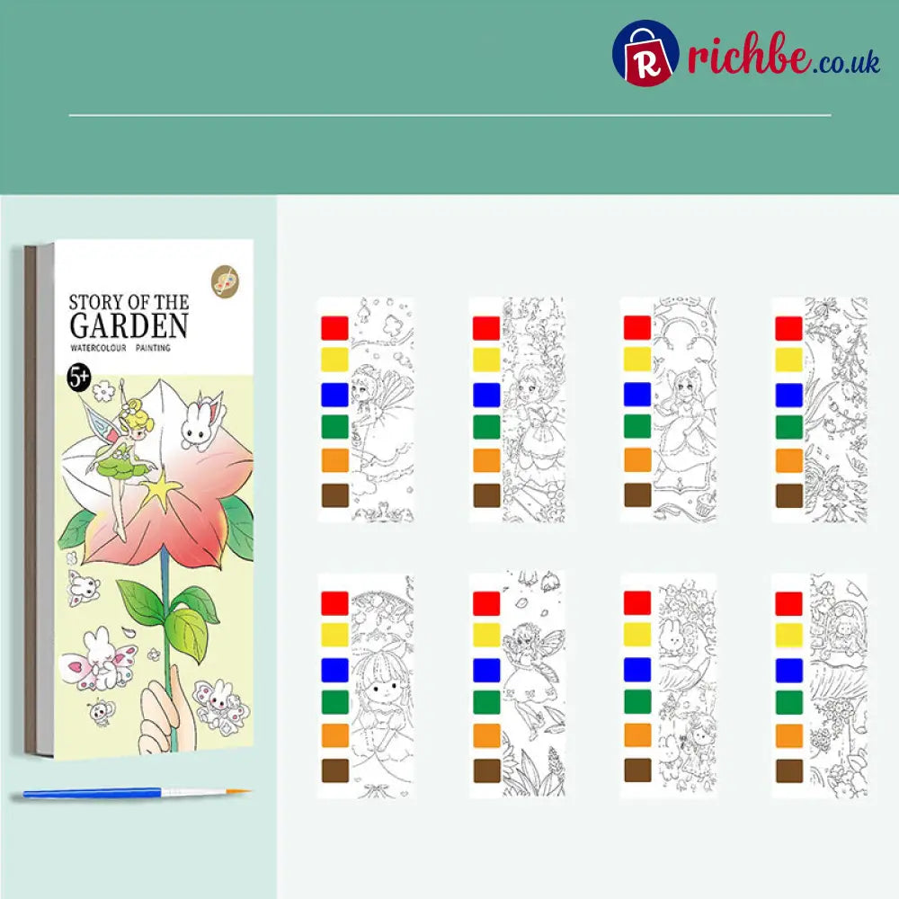 🥳2026 HOT SALE🥳💞50K+ SOLD! 🎨🖌️ Pocket Watercolor Book – built-in pigments just add water! No messy tubes no bulky sets.