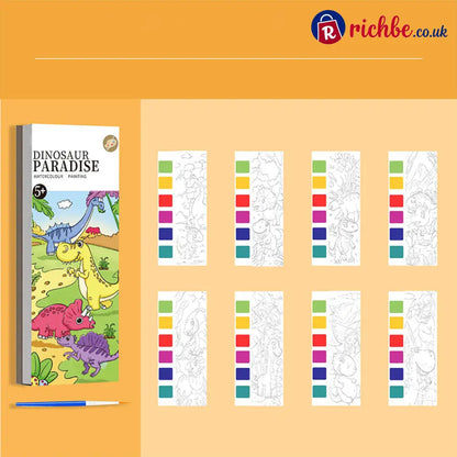 🥳2026 HOT SALE🥳💞50K+ SOLD! 🎨🖌️ Pocket Watercolor Book – built-in pigments just add water! No messy tubes no bulky sets.