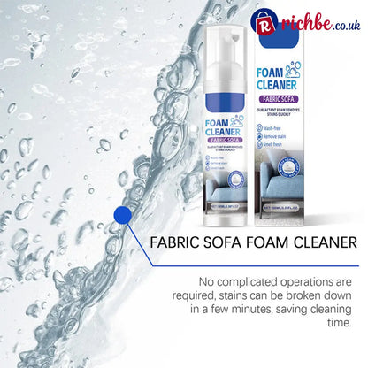 🥳2026 HOT SALE🥳💞50K+ SOLD! 🛋️✨ 50% OFF! Powerful Fabric Sofa Foam Cleaner – Lifts stains & embedded dirt without scrubbing. No residue, no rinsing – gentle yet powerful! 🧼💨