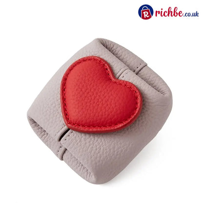 🥳2026 HOT SALE🥳💞50K+ SOLD! 💖Sweetheart Mini Leather Pouch - Lavender Purple