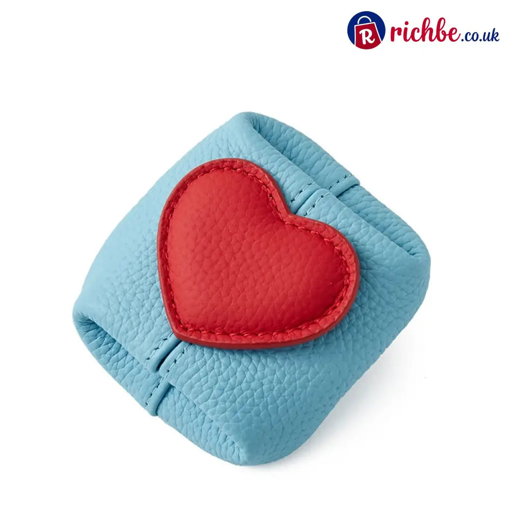 🥳2026 HOT SALE🥳💞50K+ SOLD! 💖Sweetheart Mini Leather Pouch - Northern Blue