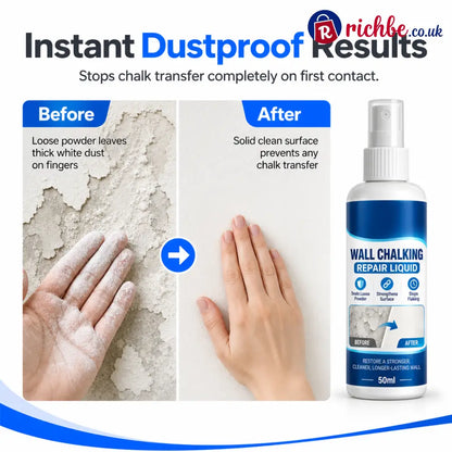 🥳2026 HOT SALE🥳💞50K+ SOLD! 🏠🧱 Wall Repair Liquid – locks chalky plaster instantly stops dust & flaking. Acrylic formula