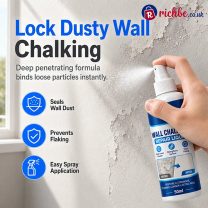 🥳2026 HOT SALE🥳💞50K+ SOLD! 🏠🧱 Wall Repair Liquid – locks chalky plaster instantly stops dust & flaking. Acrylic formula