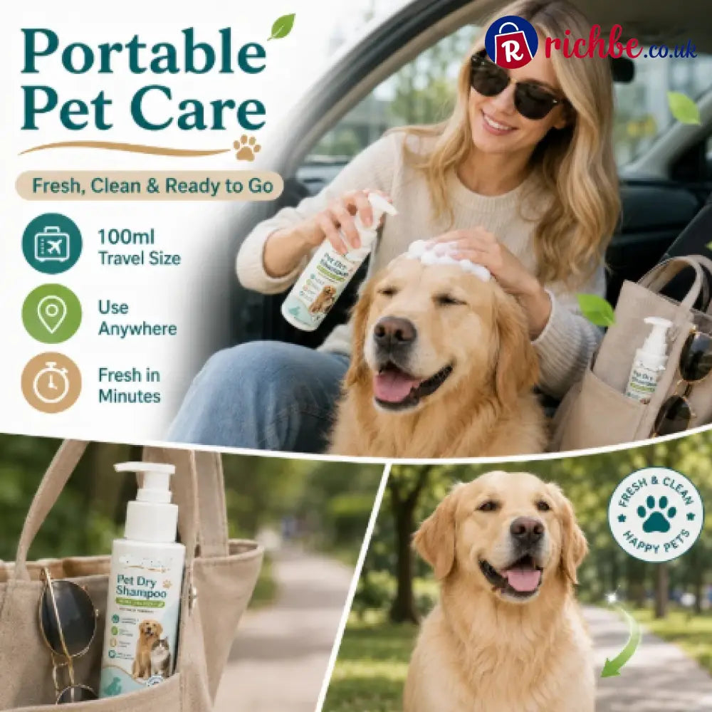 Rinse-Free Pet Shampoo Mousse - Pet Supplies
