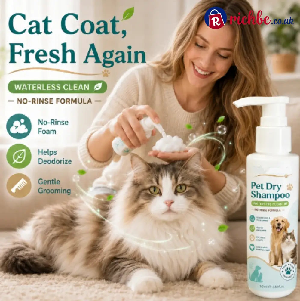 Rinse-Free Pet Shampoo Mousse - Pet Supplies