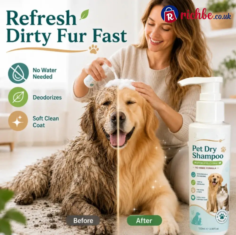 Rinse-Free Pet Shampoo Mousse - Pet Supplies