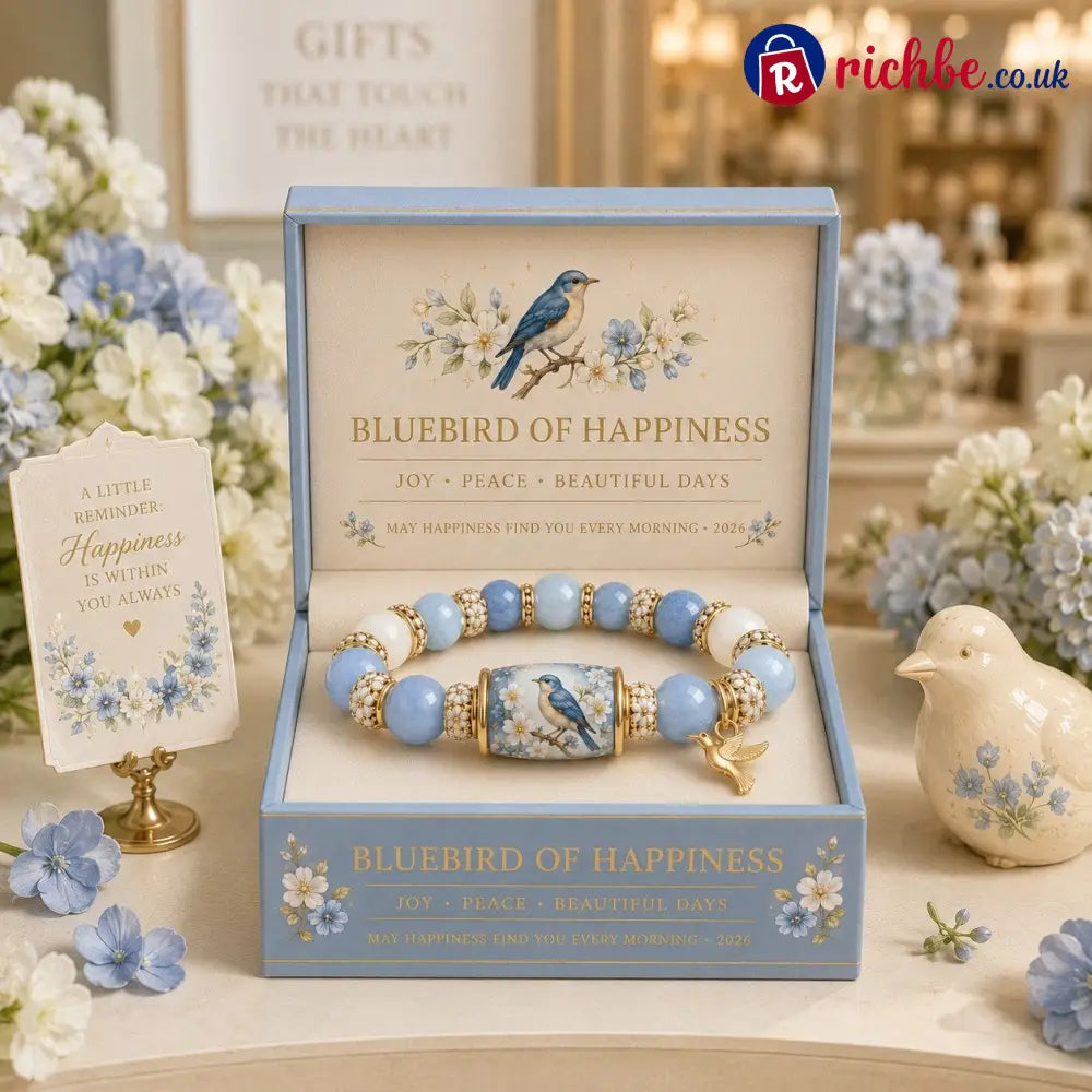 2026 Meaningful Gift Bracelet Collection ✨ Faith • Hope • Healing • Love - 💙Bluebird of Happiness