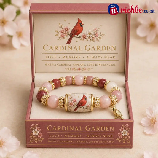 2026 Meaningful Gift Bracelet Collection ✨ Faith • Hope • Healing • Love - ❤️Cardinal Garden