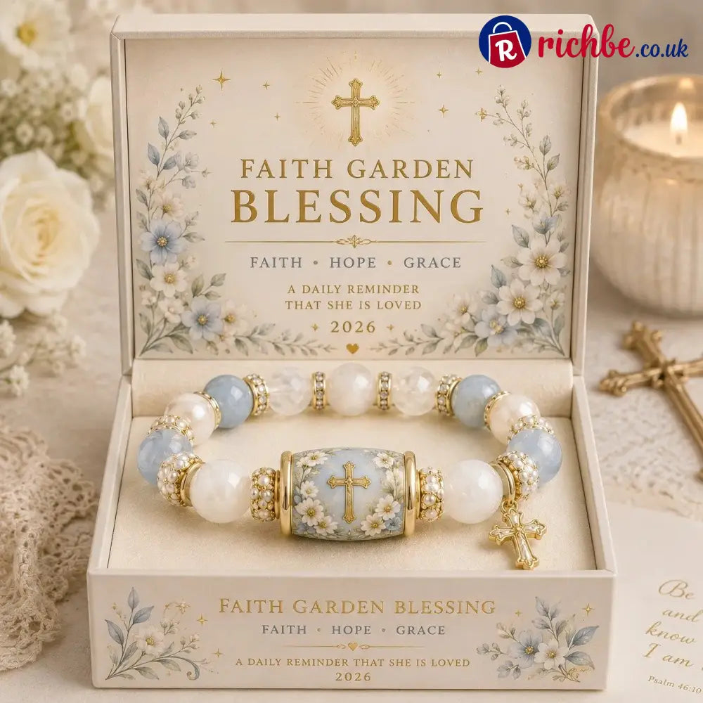 2026 Meaningful Gift Bracelet Collection ✨ Faith • Hope • Healing • Love - ✝️Faith Garden Blessing