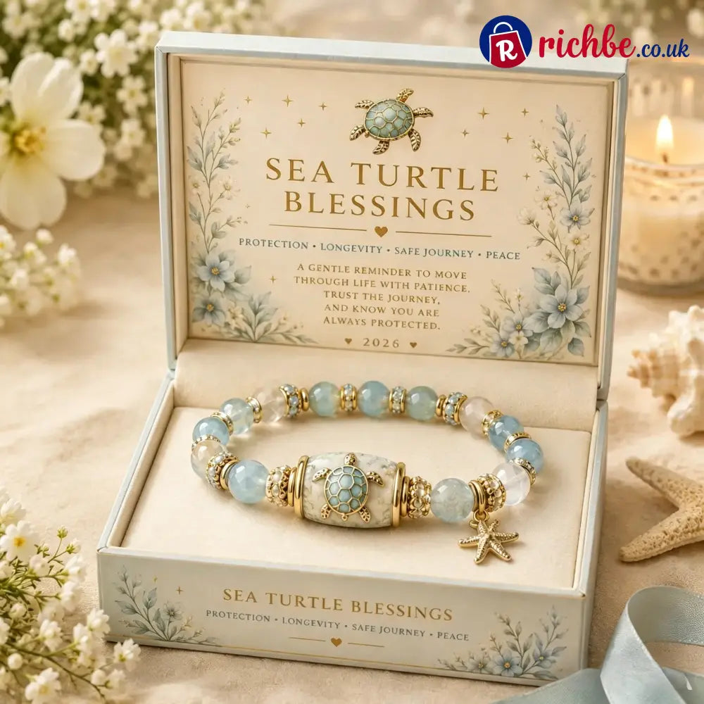 2026 Meaningful Gift Bracelet Collection ✨ Faith • Hope • Healing • Love - 🌊 Sea Turtle Blessings