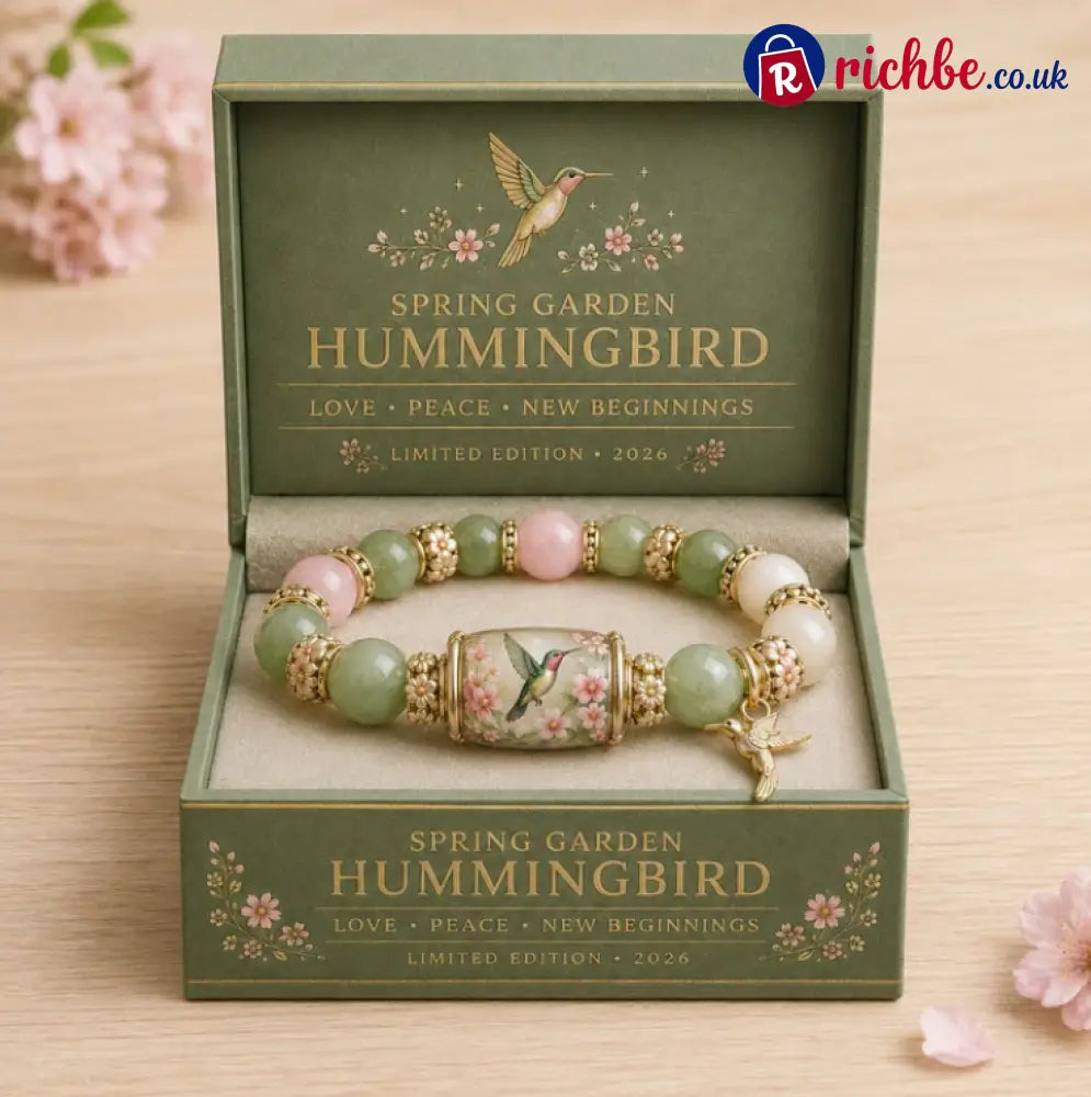 2026 Meaningful Gift Bracelet Collection ✨ Faith • Hope • Healing • Love - 🌿Spring Garden Hummingbird