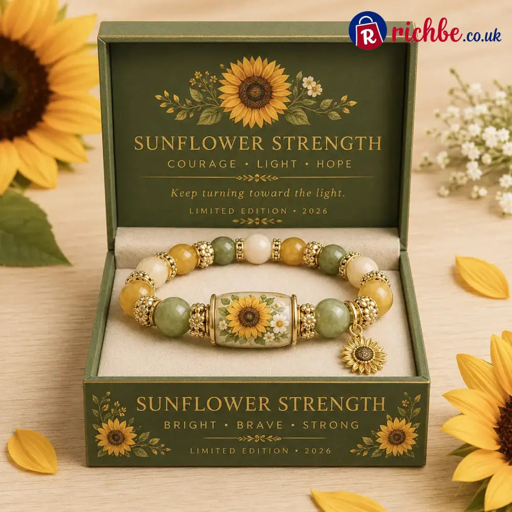 2026 Meaningful Gift Bracelet Collection ✨ Faith • Hope • Healing • Love - 🌻Sunflower Strength