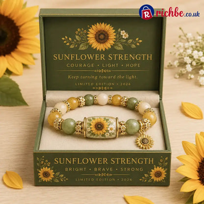 2026 Meaningful Gift Bracelet Collection ✨ Faith • Hope • Healing • Love - 🌻Sunflower Strength