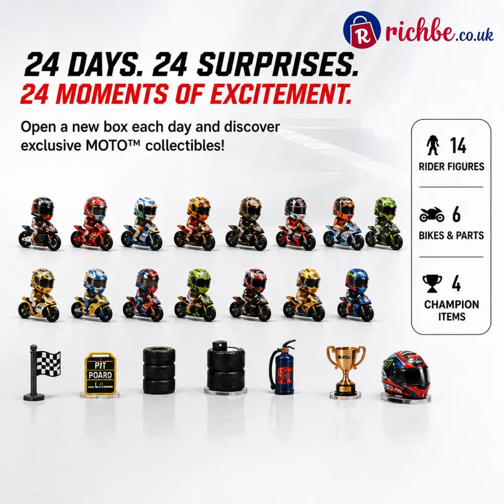 🏁2026 MOTO Racing Advent Calendar – 24 Days of Motorcycle Racing Surprises