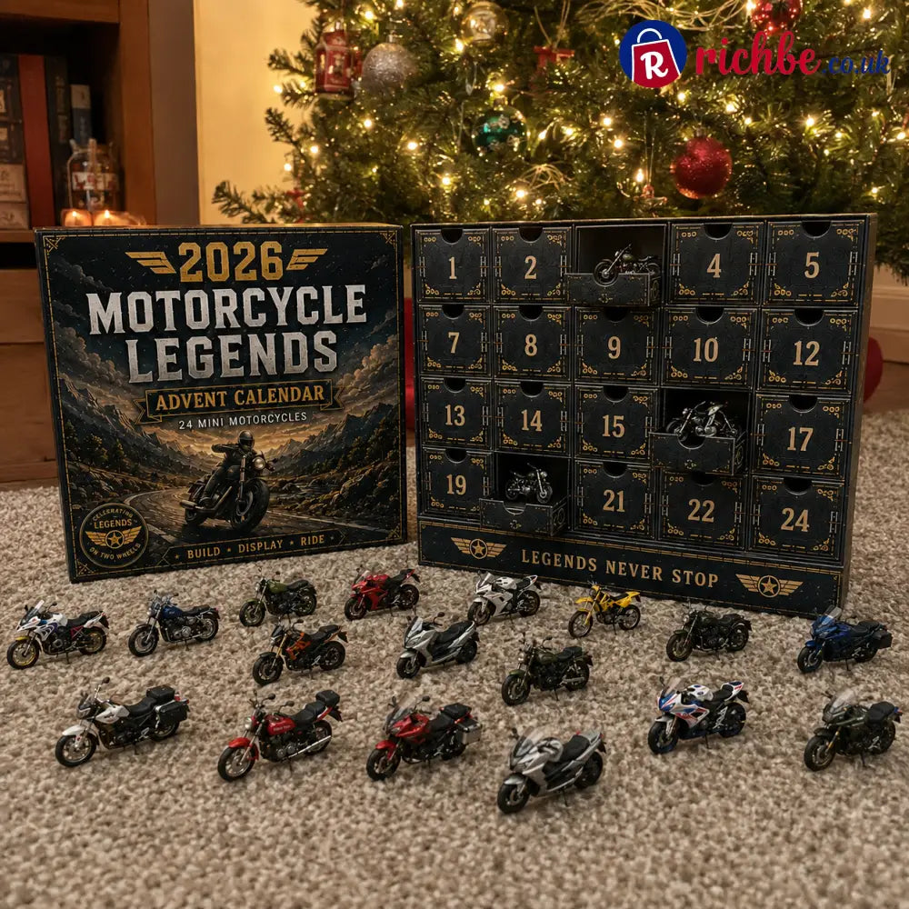 🎁 2026 Motorcycle Legends Advent Calendar – 24 Days 24 Mini Motorcycles 24 Legendary Rides