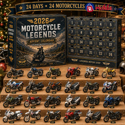 🎁 2026 Motorcycle Legends Advent Calendar – 24 Days 24 Mini Motorcycles 24 Legendary Rides