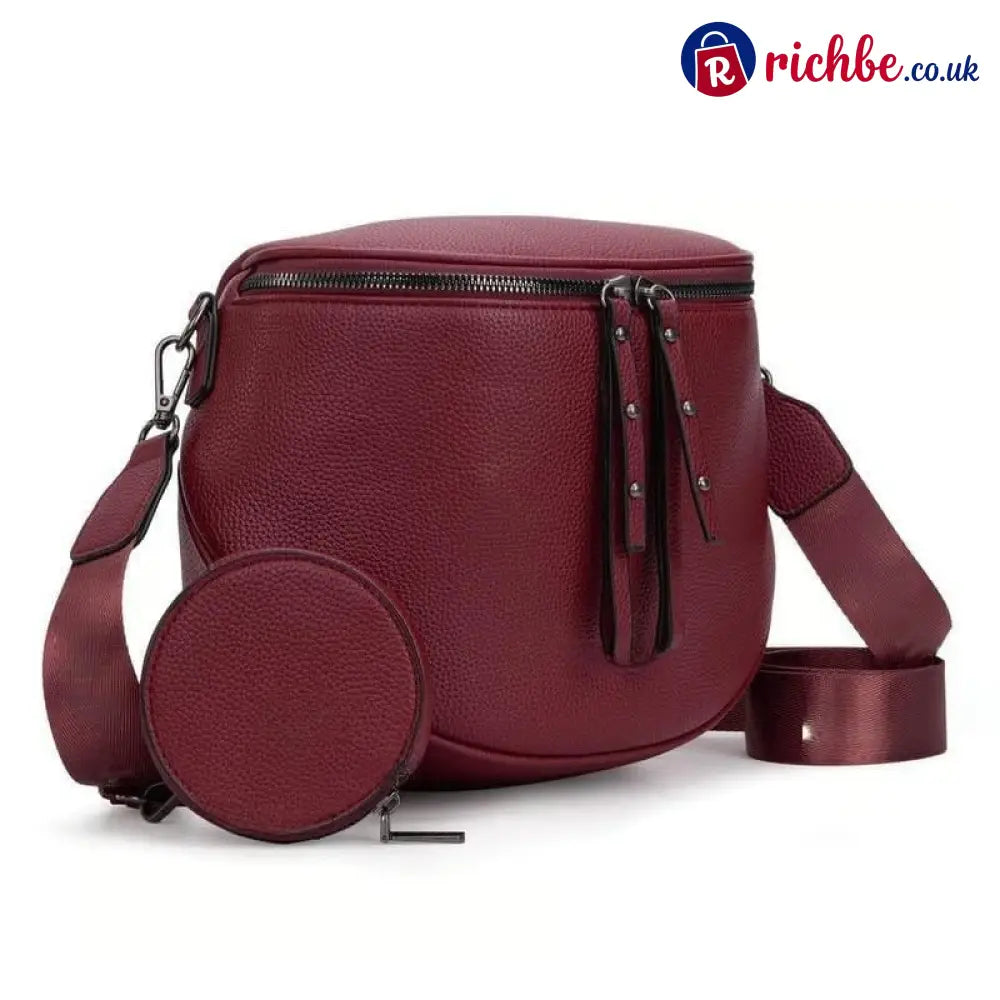 🍂2026 NEW ARRIVAL👜 Large Fanny Pack Crossbody Sling Bags - Burgundy / ⚡Super fast delivery ⚡On Sale & Quick Ship