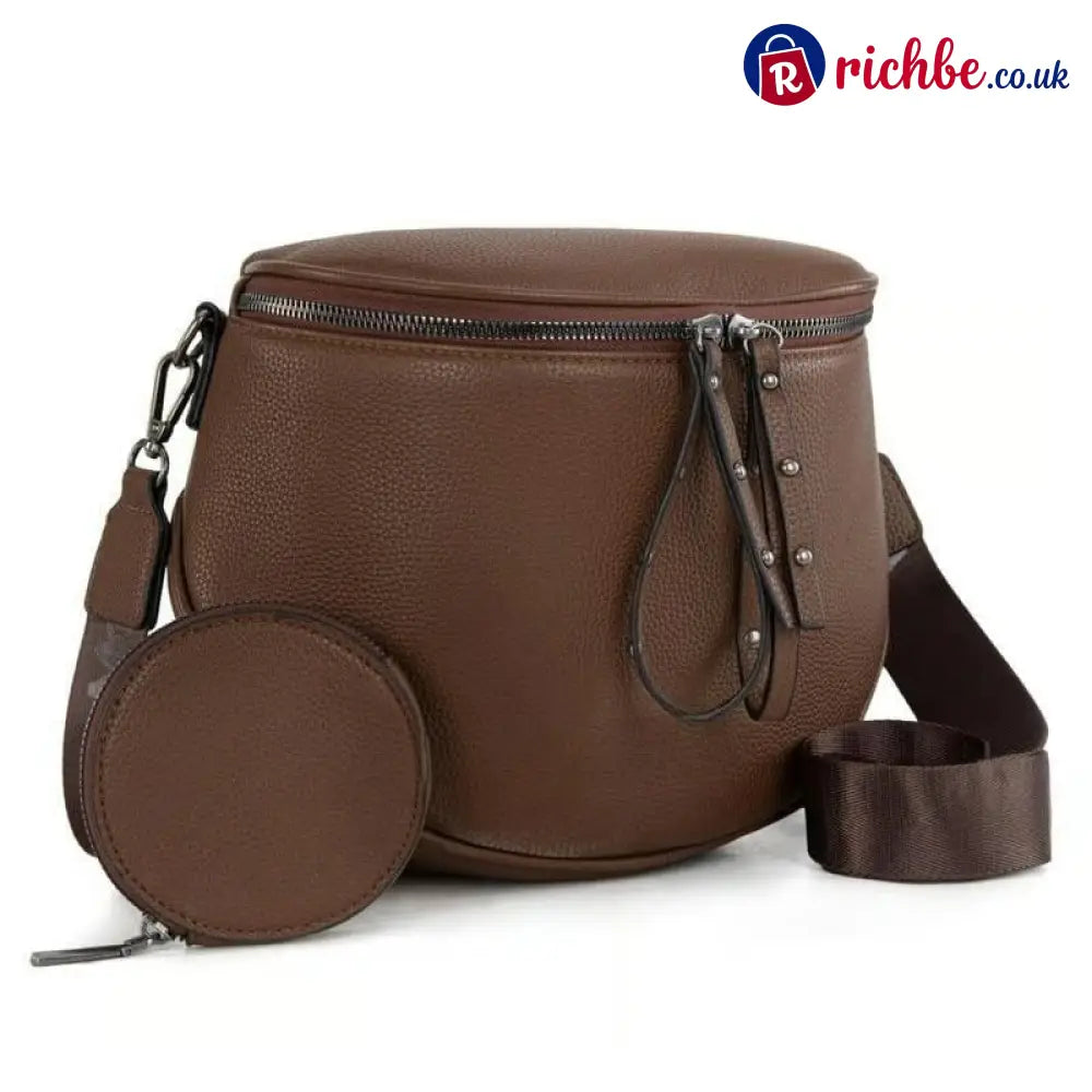 🍂2026 NEW ARRIVAL👜 Large Fanny Pack Crossbody Sling Bags - Coffee / ⚡Super fast delivery ⚡On Sale & Quick Ship