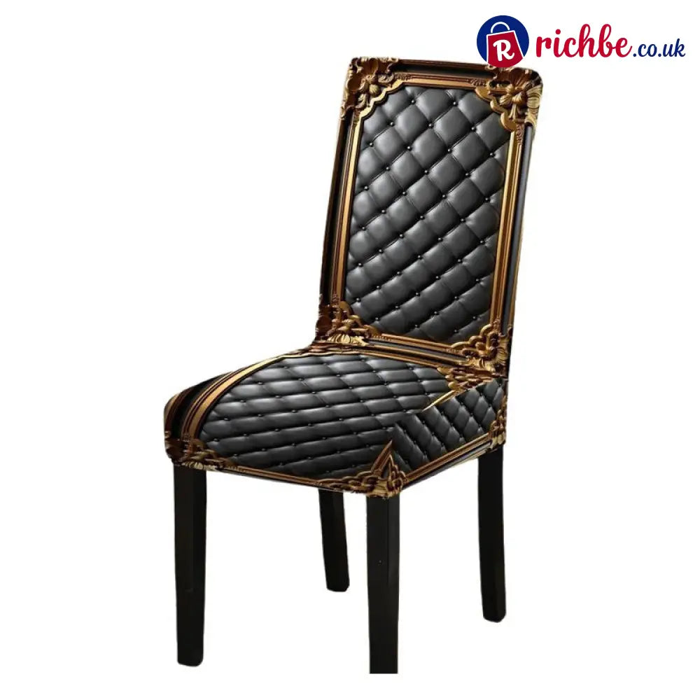 🎁2026 New Arrivals 49% OFF💥Washable Baroque Chair Cover, Stretch Fit Royal Gold Pattern - Hot sale