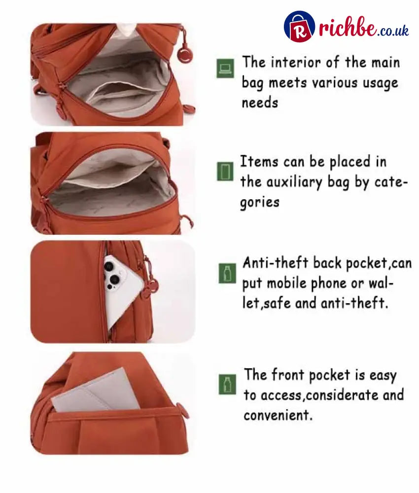 2026 Premium 3 in 1 Anti-Theft Travel Tote Bag🎒