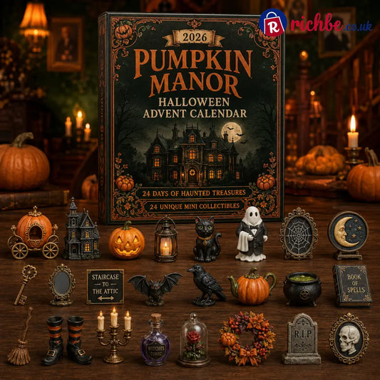 🎃 2026 Pumpkin Manor Halloween Advent Calendar – 24 Days of Haunted Treasures Spooky Mini Collectibles & Autumn Horror