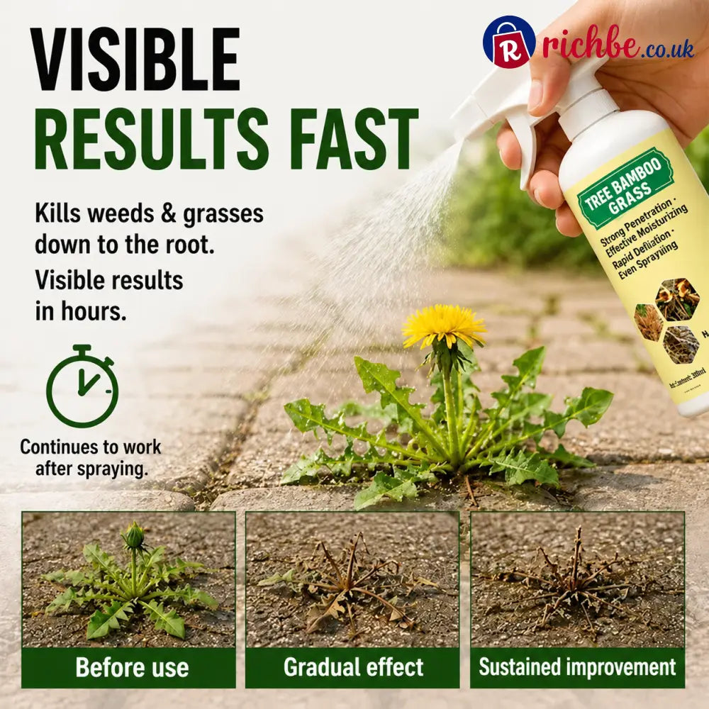 🔥2026 SALE - Fast-Acting Natural Weed & Grass Killer Spray