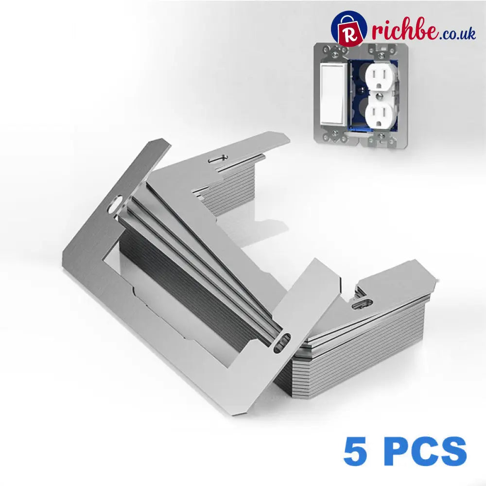 🎉 2026 Sale, Over 16,700 Sold!🔌 Metal Wall Plate Spacer For Uneven Electrical Outlet Boxes ✨ - 10 PCS - Tools & Gadgets