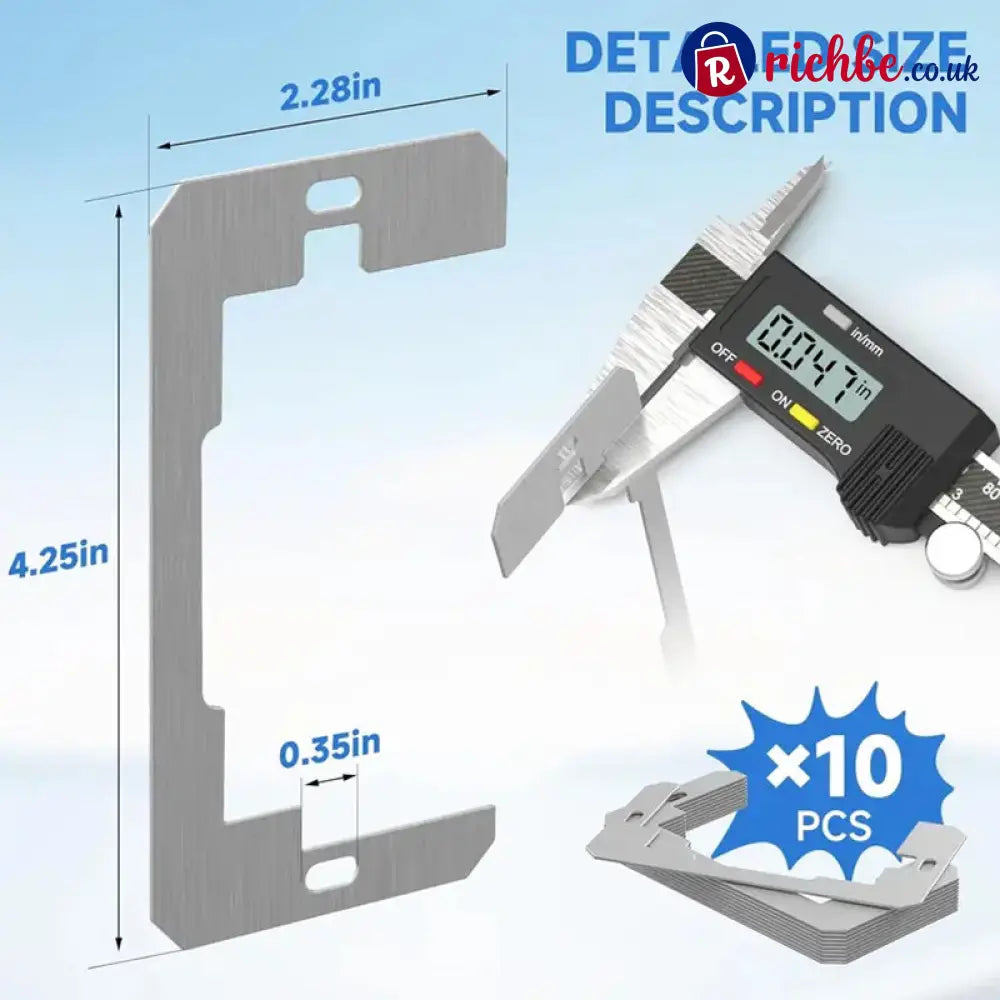 🎉 2026 Sale, Over 16,700 Sold!🔌 Metal Wall Plate Spacer For Uneven Electrical Outlet Boxes ✨ - Tools & Gadgets