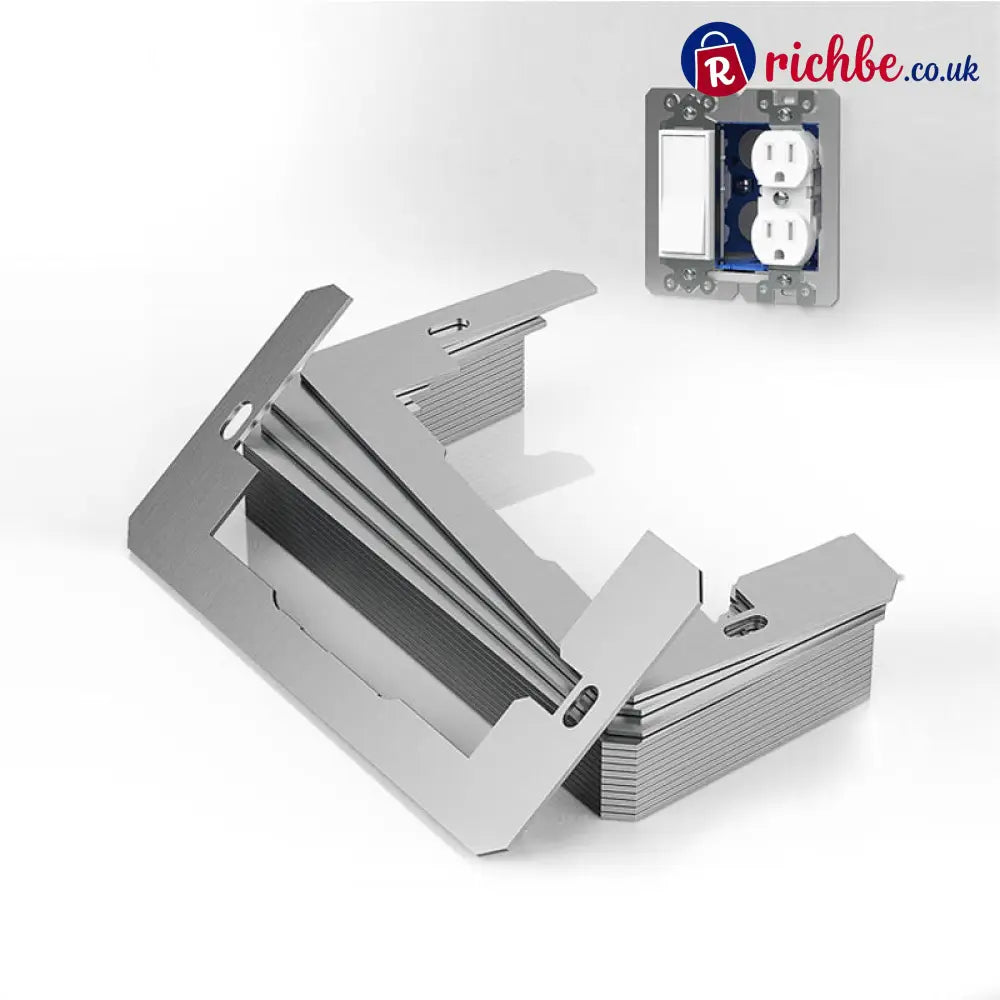 🎉 2026 Sale, Over 16,700 Sold!🔌 Metal Wall Plate Spacer For Uneven Electrical Outlet Boxes ✨ - Tools & Gadgets