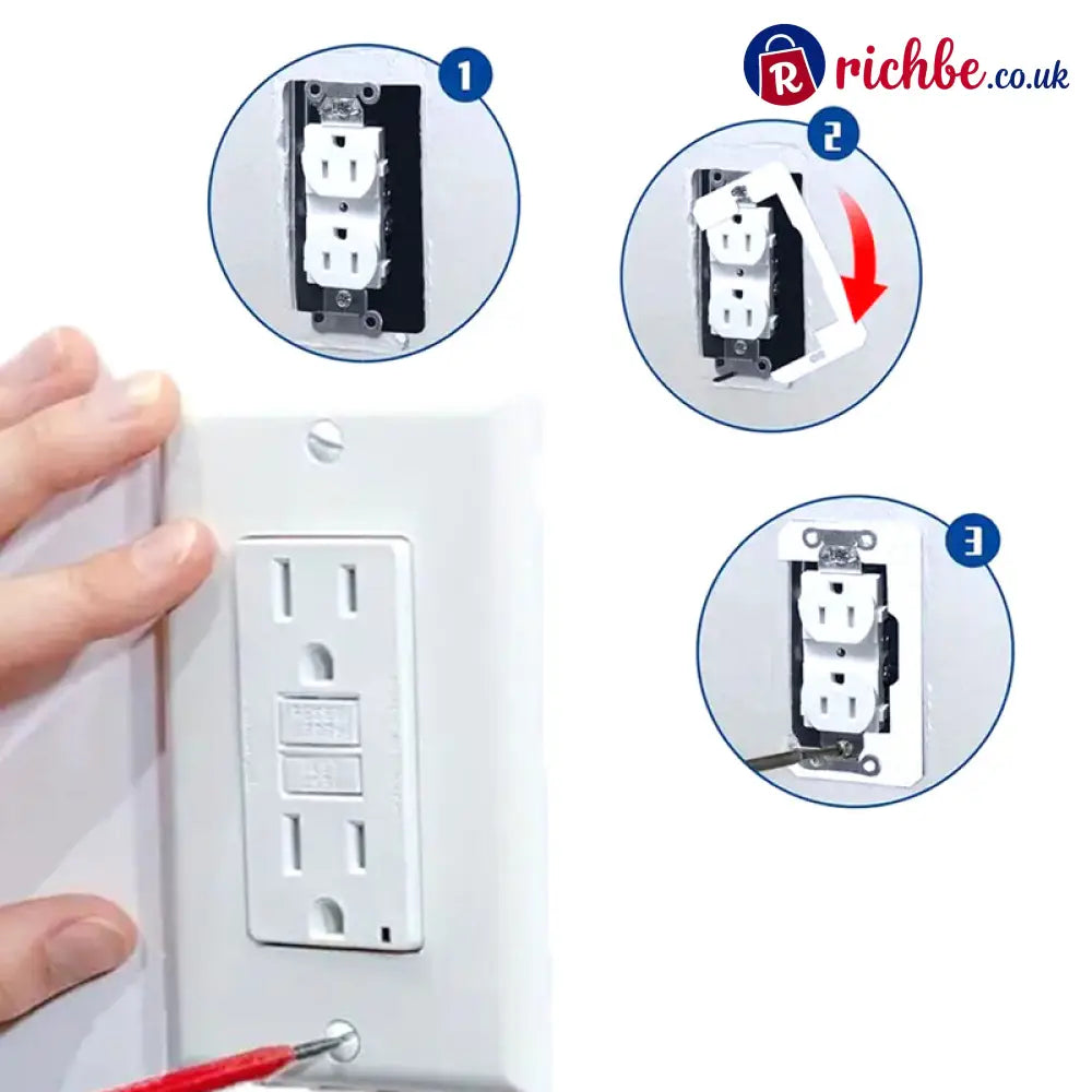 🎉 2026 Sale, Over 16,700 Sold!🔌 Metal Wall Plate Spacer For Uneven Electrical Outlet Boxes ✨ - Tools & Gadgets