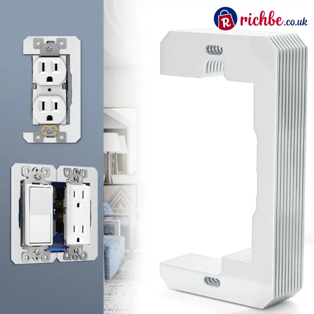 🎉 2026 Sale, Over 16,700 Sold!🔌 Metal Wall Plate Spacer For Uneven Electrical Outlet Boxes ✨ - Tools & Gadgets