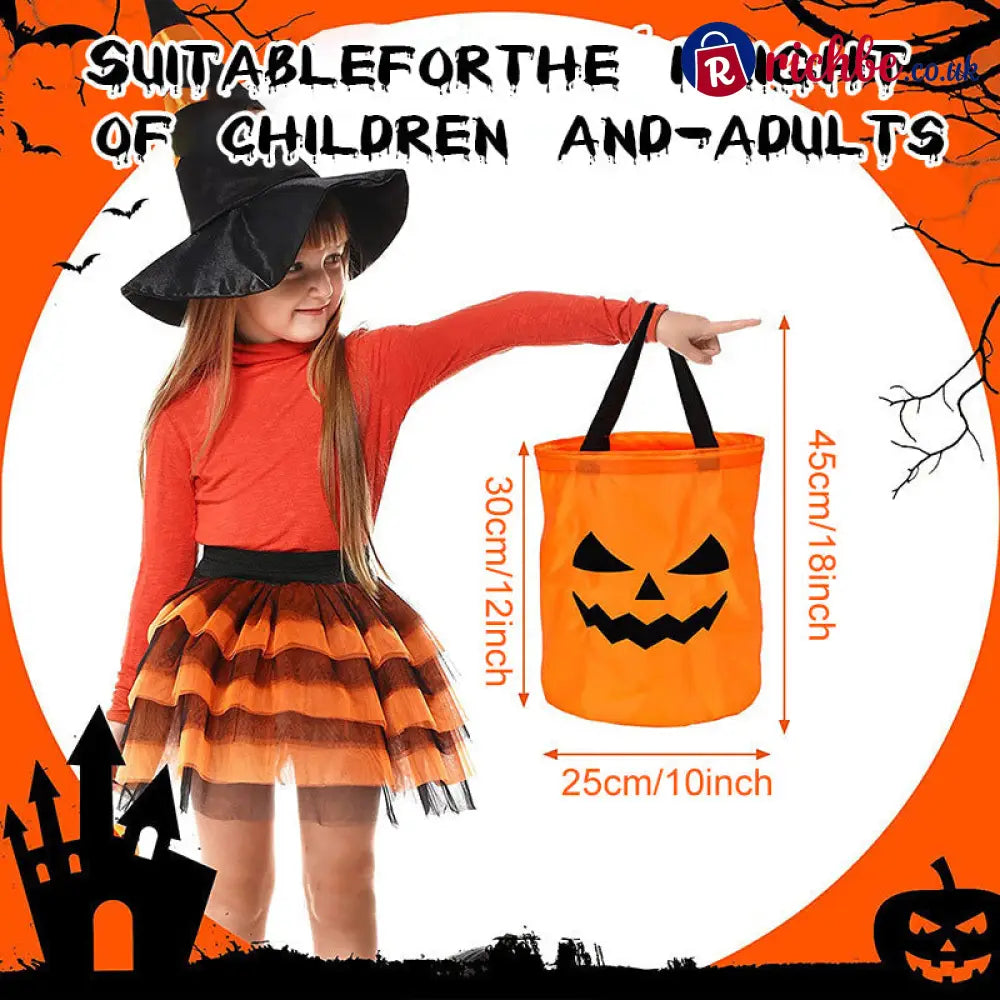 🎃 2026 Sale, Over 19,000 Sold!✨ Halloween Glowing Pumpkin Bag – LED Lights & Spacious Interior 🍬 - Houseware & Kitchen
