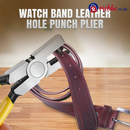 🎉 2026 Sale, Over 19,000 Sold! 🔧 Portable Watch Strap Hole Punch Plier - Yellow - Tools & Gadgets