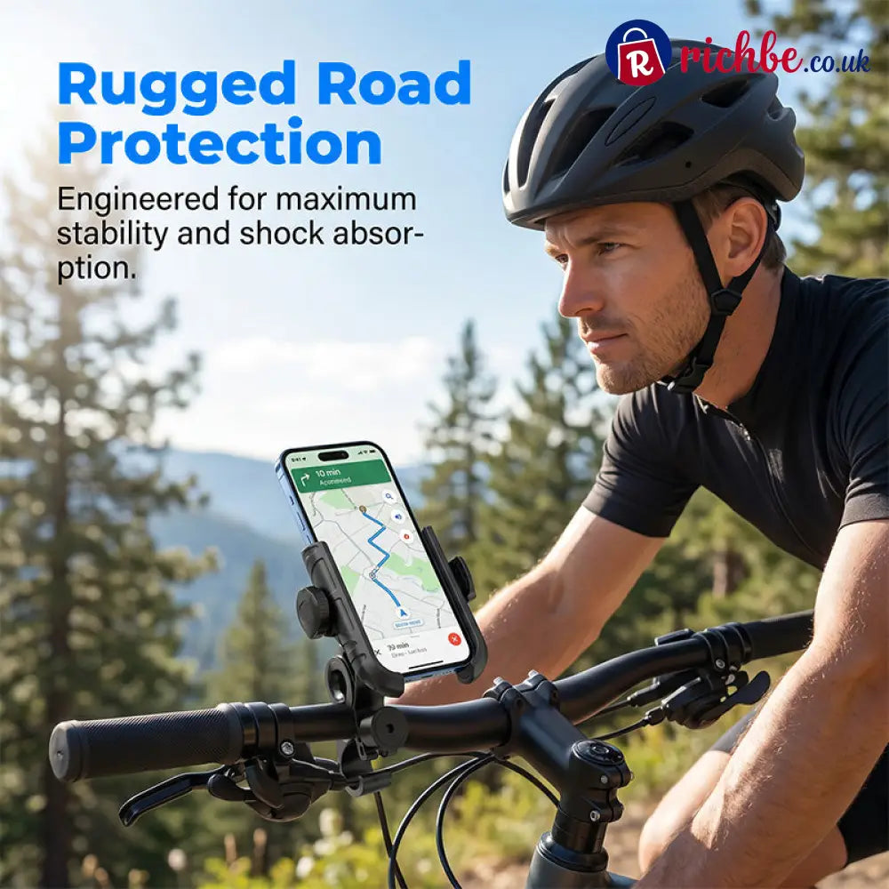 🎉 2026 Sale, Over 42,000 Sold! 🚴‍♂️ Quick-Release Bike Phone Mount – SecureLock & Shockproof Padding 📱 - Car Accessories