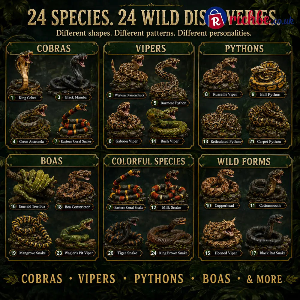 2026 Snake World Advent Calendar – 24 Days of Wild Snake Discoveries