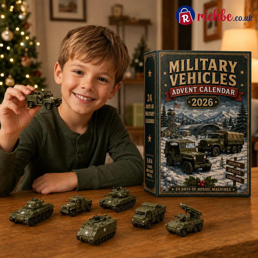 🚜🚗🎄 2026 Vehicle Advent Calendar Collection – 24 Days of Classic Machines Trucks & Military Legends 🎁✨