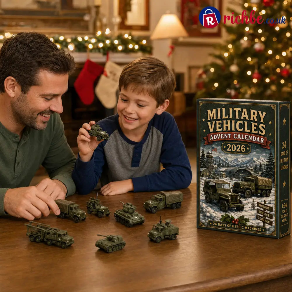 🚜🚗🎄 2026 Vehicle Advent Calendar Collection – 24 Days of Classic Machines Trucks & Military Legends 🎁✨