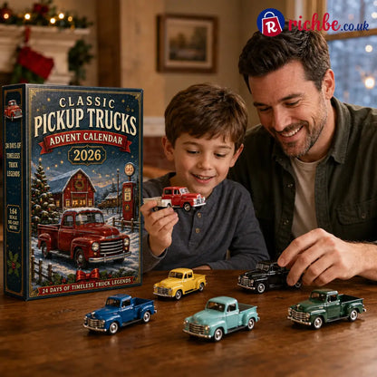 🚜🚗🎄 2026 Vehicle Advent Calendar Collection – 24 Days of Classic Machines Trucks & Military Legends 🎁✨