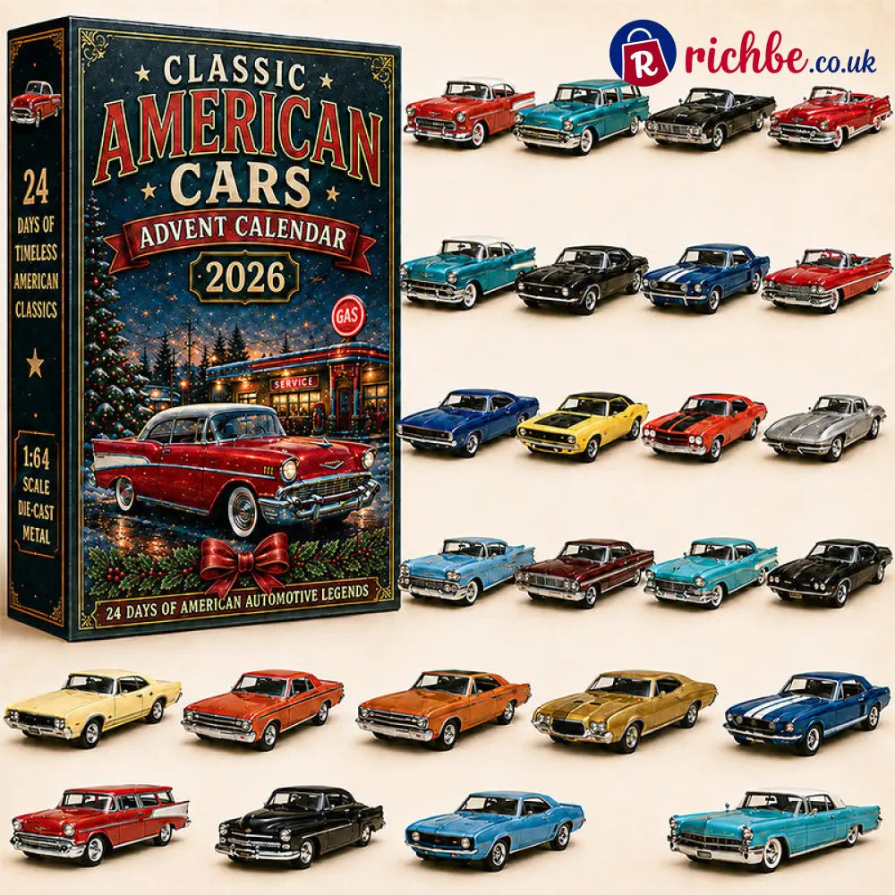 🚜🚗🎄 2026 Vehicle Advent Calendar Collection – 24 Days of Classic Machines Trucks & Military Legends 🎁✨ - 🚘 Cars